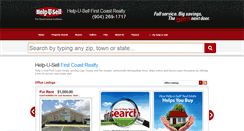 Desktop Screenshot of firstcoastrealty.helpusell.com